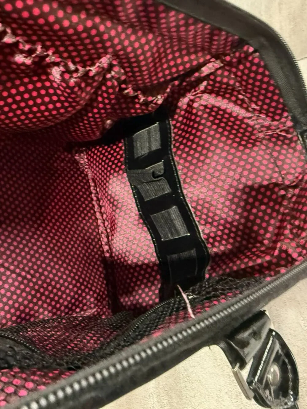 Caboodles Travel Tote Cosmetic Organizer - Black Logo Print